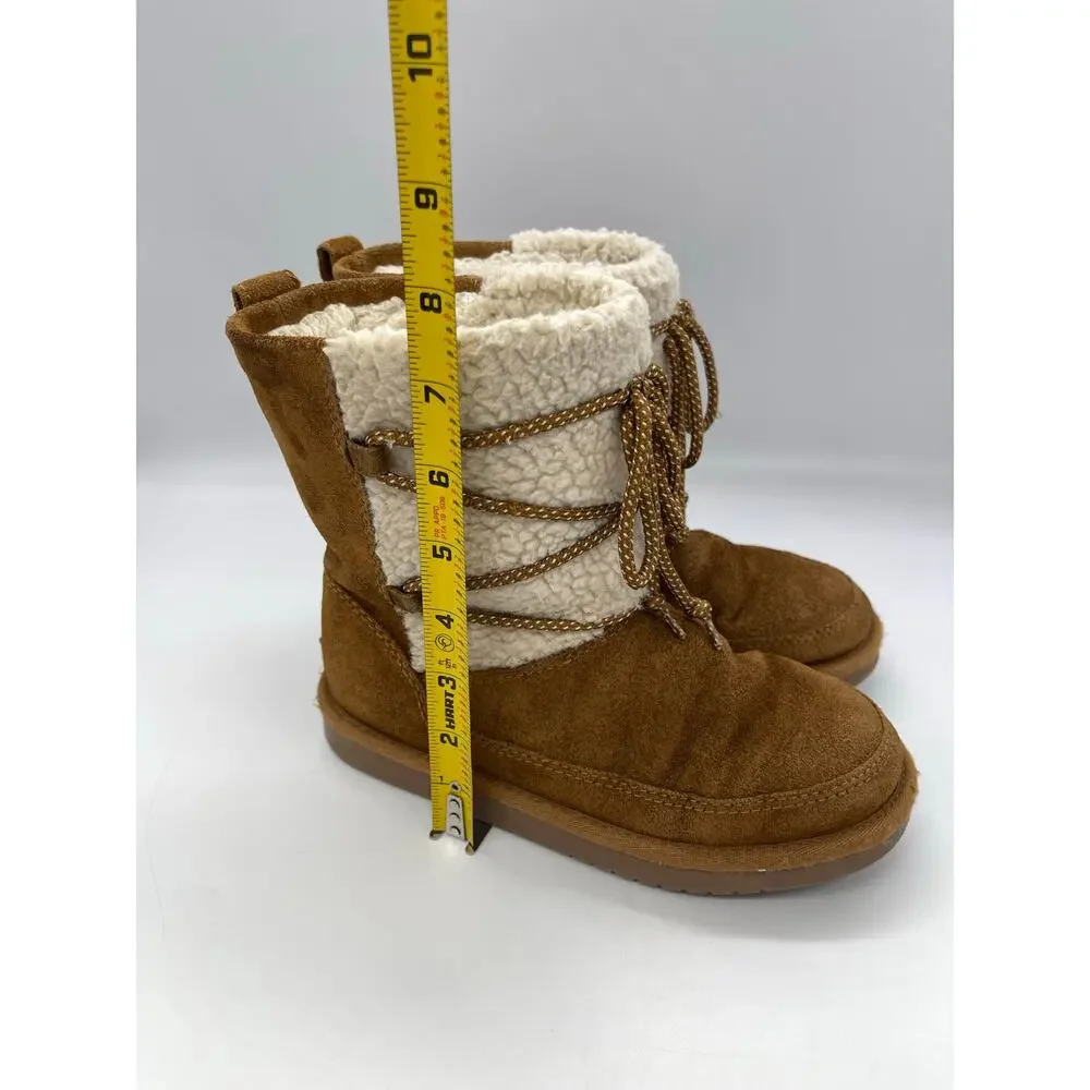 UGG Koolaburra Michon Girl's Short Boot Chestnut 1124110K Size 2